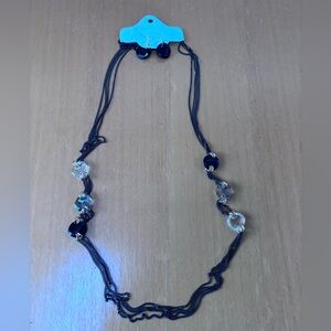 Costume jewelry necklace and earring set